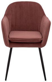 Καρέκλα SAWYER Βελούδο Σάπιο μήλο 53x60x76Υ εκ. 2αδα 53x60x75 εκ.