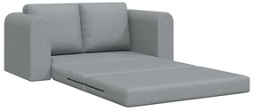 vidaXL Καναπές Κρεβάτι 2 σε 1 Ανοιχτό Γκρι 148x71x83 εκ Υφασμάτινος