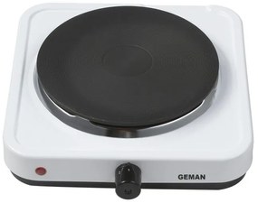 Geman Ηλεκτρική Εστία Με 1 Μάτι Λευκή