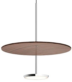 Φωτιστικό Οροφής Sky Dome 18 10570/10584 46x44,4cm Led 1250lm 18W Aluminium-Walnut Pablo Designs