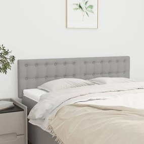 vidaXL Κεφαλάρια Αν. Γκρι 144x5x78/88 εκ. Ύφασμα