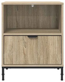 vidaXL Κομοδίνα 2 pcs Sonoma Δρυς 49 x 36 x 61 εκ Επεξεργασμένο ξύλο