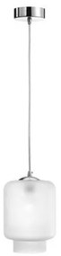 Κρεμαστό Φωτιστικό Οροφής E27 60W Γυαλί Luma Lighting-114-01024-04-frost-Λευκό 114-01024-04-frost