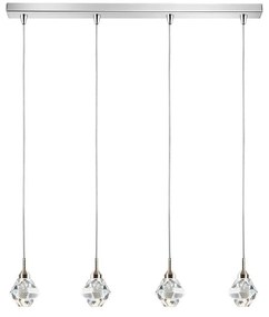 Φωτιστικό Οροφής - Ράγα 01465.09B 3W 24V LED 3000K 240Lm/Each 85cm Clear Luma