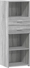 vidaXL Ντουλάπι Γκρι Sonoma 45x42,5x124 εκ. από Επεξεργασμένο Ξύλο