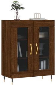 vidaXL Ντουλάπι Καφέ Δρυς 69,5 x 34 x 90 εκ. Επεξεργασμένο Ξύλο