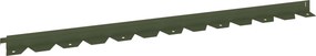 VidaXL Περίγραμμα γκαζόν 20 τμχ. 102 x 4 x 4 εκ. Steel Λαδί