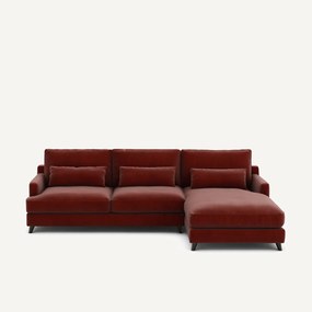 Γωνιακός καναπές από βελούδο, Alwine