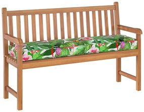 vidaXL Μαξιλάρι παλέτας για πάγκο Floral Πολύχρωμο 150 x 40 x 8 εκ.