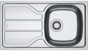 Franke Flash FLN 611-78 Ένθετος Ανοξείδωτος νεροχύτης Σατινέ Μ78xΠ43.5cm