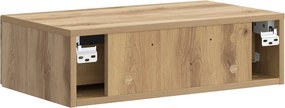 vidaXL Τραπεζάκι Τοίχου 59 x 34,5 x 17 εκ. Επεξεργασμένο Ξύλο