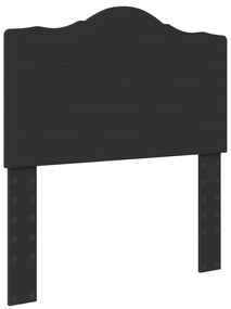 vidaXL Σκελετός Κρεβατιού Μαύρο 90 x 200 cm Μηχανήματος Ξύλο