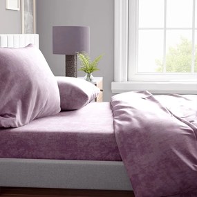 Σεντόνια Shadow 25 (Σετ 4τμχ) Light Purple DimCol Υπέρδιπλo 240x270cm Βαμβάκι-Πολυέστερ