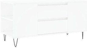 vidaXL Τραπεζάκι Σαλονιού Λευκό 102x44,5x50 εκ. από Επεξεργασμένο Ξύλο
