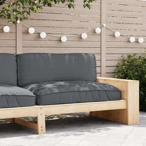 vidaXL Μαξιλάρι παλέτας για κάθισμα Ανθρακί 120 x 80 x 12 cm