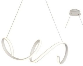 Φωτιστικό Οροφής Led HM91LEDP64WH 40W 3000K 2400lm 64X22ΧΗ120 White Aca Decor Aluminium