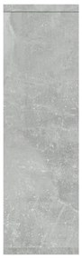 vidaXL Ραφιέρα Τοίχου Γκρι Σκυροδέματος 85x16x52,5 εκ. Επεξεργ. Ξύλο
