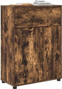 vidaXL Ντουλάπι Μπάνιου Καπνιστό Δρύς 72,5 x 36,5 x 100 εκ