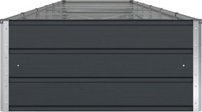 vidaXL Γλάστρα Ανθρακί 580 x 100 x 45 εκ Επικαλυμμένος Χάλυβας