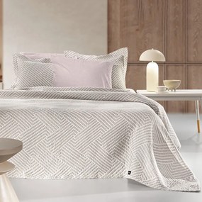 Κουβερτόριο Ημίδιπλο (180x260) Guy Laroche Lupo Beige - White