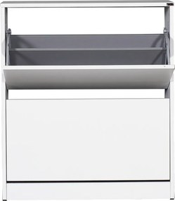 Παπουτσοθήκη Λευκό POBEFE 73x26x84