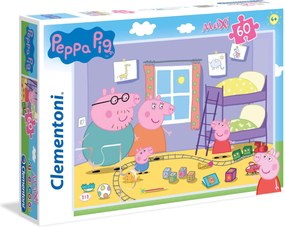 Clementoni Παιδικό Παζλ Maxi Super Color Peppa Pig 60 τμχ
