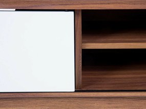 Τραπέζι Tv Berwyn 171, Σκούρο ξύλο, 149x44x35cm, 24 kg | Epipla1.gr