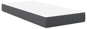 vidaXL Στρώμα με Ελατήρια Pocket Σκούρο Γκρι Μεσαίο 100x200x20 εκ Υφασμάτινο