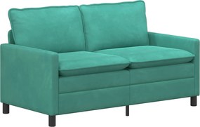 vidaXL Σετ Καναπέ 2 pcs Τιρκουάζ Βελούδο