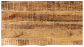 vidaXL Επιφάνεια Τραπεζιού 120x60x2,5 εκ. Live Edge Μασίφ Ξύλο Μάνγκο
