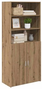 vidaXL Highboard Artisan Oak 80 x 42,5 x 185 εκ Επεξεργασμένο ξύλο