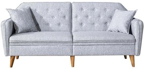 Καναπές - Κρεβάτι Τριθέσιος Terra 867UNQ1317 202x82x83cm Grey