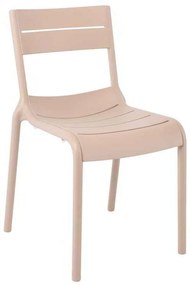 SERENA Καρέκλα Στοιβαζόμενη PP - UV Cappuccino 56x51x82cm
