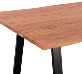 ΤΡΑΠΕΖΙ ΤΡΑΠΕΖΑΡΙΑΣ SOFIA SLIM HM8501.11 ΑΠΟ ΜΑΣΙΦ ΞΥΛΟ ΑΚΑΚΙΑΣ 200x100x77Υ εκ.