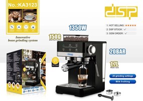 Μηχανή Espresso με μύλο - KA3123 - DSP - 617826