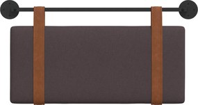 vidaXL Κρεμαστό Κεφαλάρι Σκούρο Καφέ Αντίκα PU