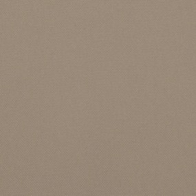 vidaXL Μαξιλάρι Πάγκου Κήπου Taupe 200x50x3 εκ. Ύφασμα Oxford