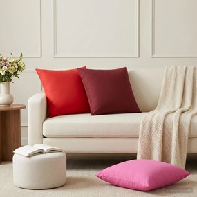 vidaXL Κάλυμμα Μαξιλαριού 2 pcs HEERLEN Ροζ 60 x 60 cm Πολυεστέρας