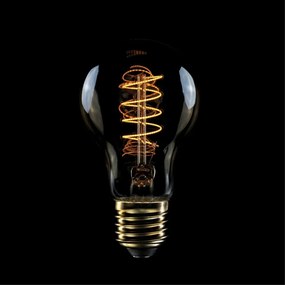 LED Λαμπτήρας C03 A60 Μελί Σπιράλ Νήμα 4W E27 Dimmable 1800K