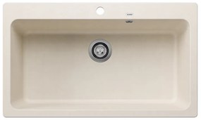 Blanco Naya XL 9 Soft White SILGRANIT™ PuraDur™ Γρανιτένιος Νεροχύτης Ένθετος με 1 Γούρνα 86x51cm
