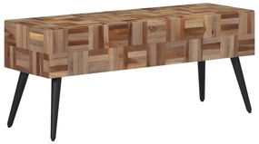 vidaXL Πάγκος 110 x 35 x 45 εκ. από Μασίφ Ανακυκλωμένο Teak