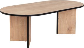 Τραπεζάκι Σαλονιού Δρυς Ζαφείρι / Μαύρο SABLE 119x60x40
