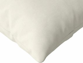 vidaXL Μαξιλάρι Καναπέ 2 τμχ. Βελούδο Κρεμ 200 x 40 εκ.