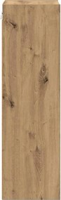 vidaXL Κρεμαστό ντουλάπι με αποθήκευση Artisan Oak 30 x 29,5 x 100 εκ.