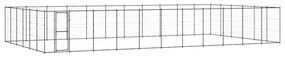 Κλουβί Σκύλου Εξωτερικού Χώρου 79,86 μ² από Ατσάλι - Μαύρο