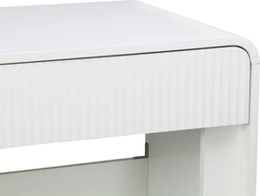 Κονσόλα Zeplen pakoworld λευκό mdf 110x38x75εκ