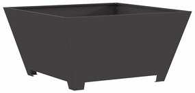 vidaXL Σόμπα φωτιάς Τετράγωνη Μαύρη 80x80x40 εκ. Ατσάλι