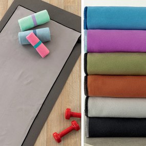 Πετσέτα Microfiber (75x140) Palamaiki Gym Active 4 200gsm Grey