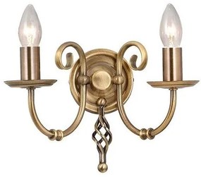 Απλίκα Φωτιστικό Τοίχου 2xE14 Artisan Elstead Lighting-ART2-AGD-BRASS-Ορείχαλκος ART2-AGD-BRASS