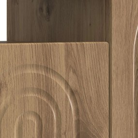 vidaXL Ντουλάπα LED Τηλεόρασης ALKMAAR 153 x 35 x 43 εκ Artisan Δρυς